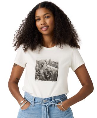 Women's Macy's 100th Parade Perfect Graphic Logo Cotton T-Shirt
