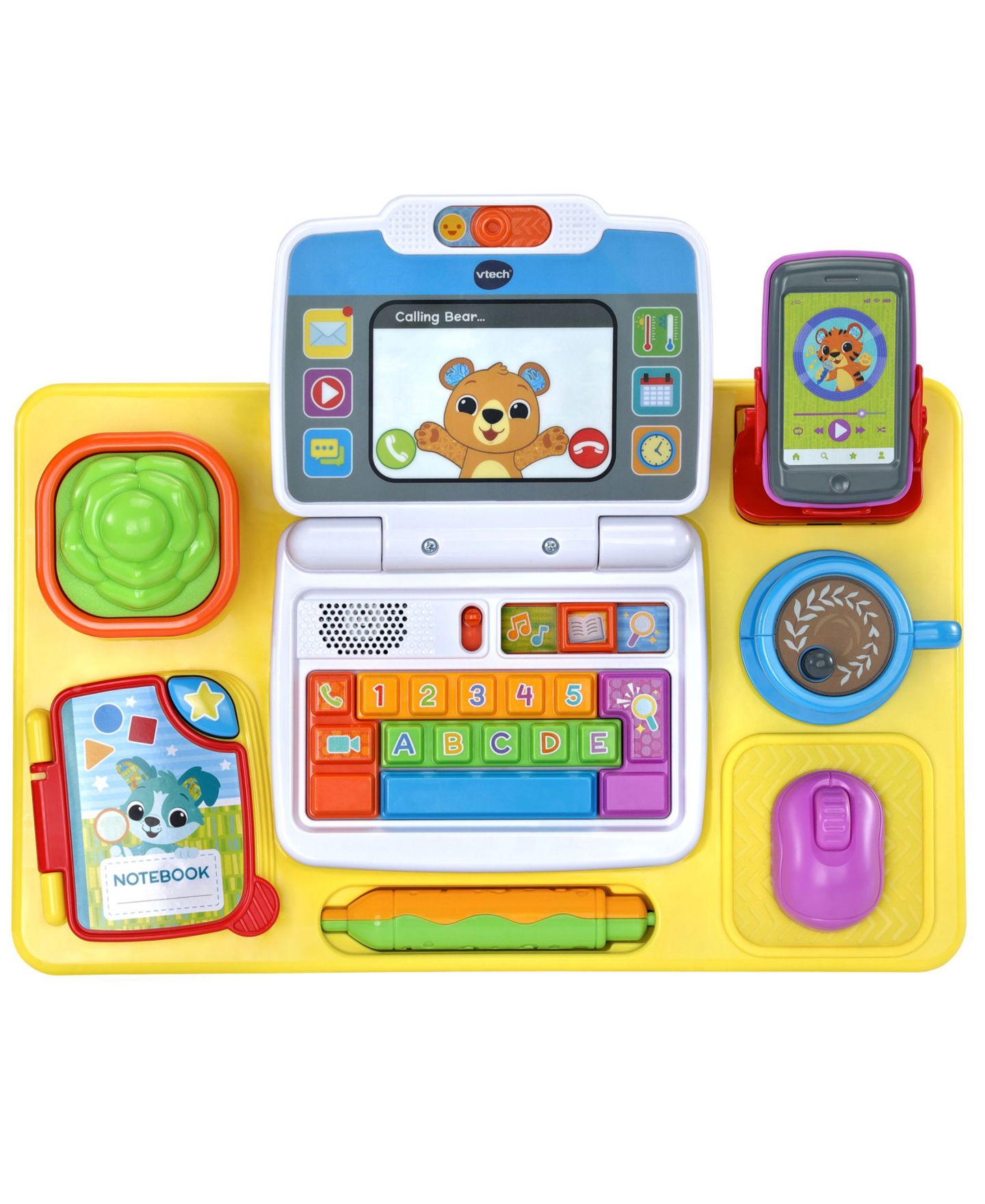 Детские игрушки VTech Little CEO Interactive Learning 6-Piece Activity Desk, Ages 9 Months-36 Months — фото 6