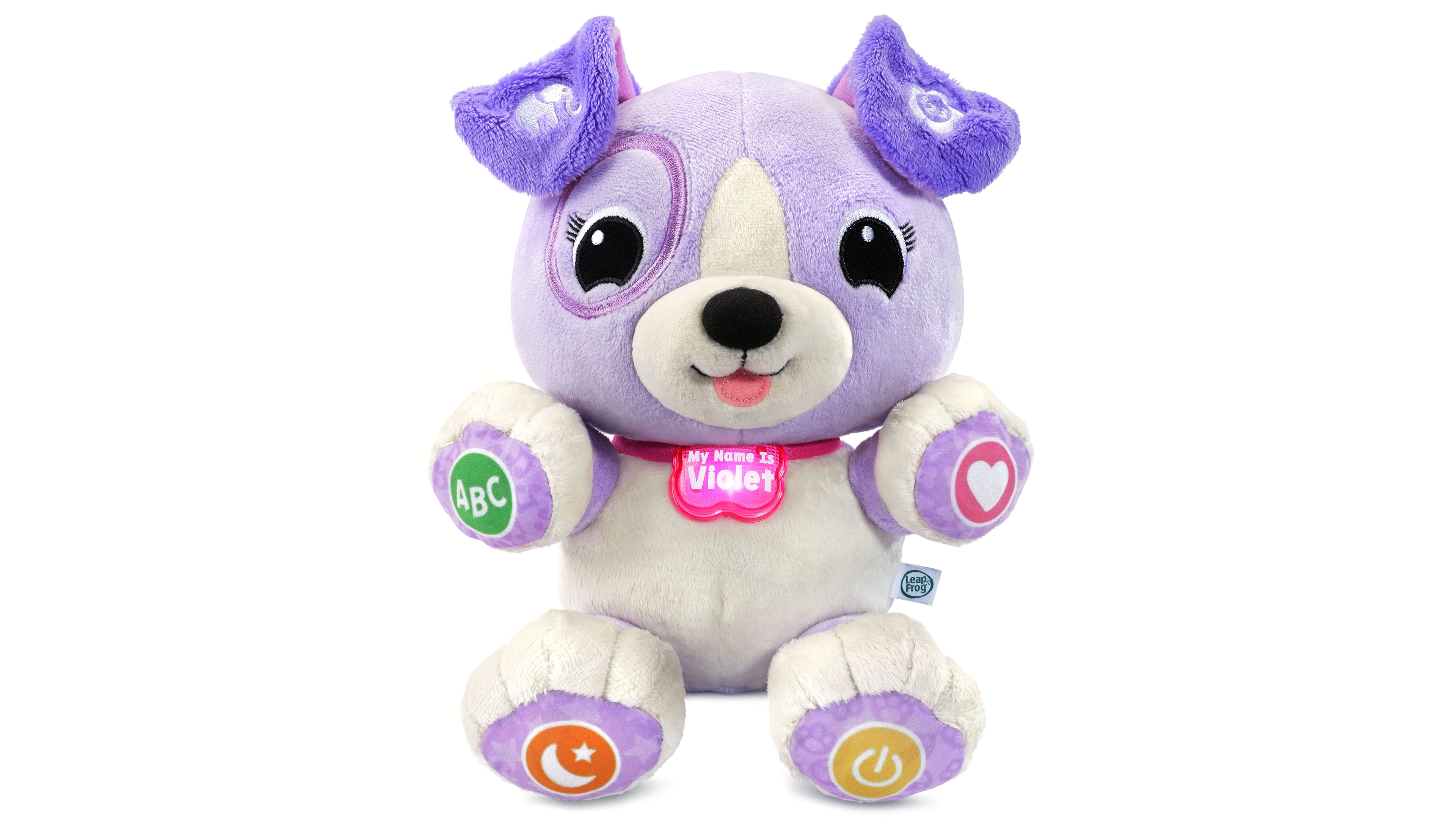 LeapFrog My Best Pal Violet Personalized Learning Companion Interactive Plush Toy, Ages 6+