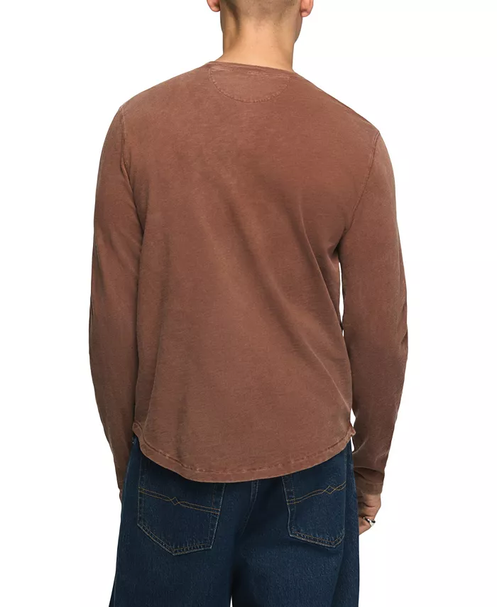 Men's Long-Sleeve Weekend Slub Henley Shirt - thumbnail 8