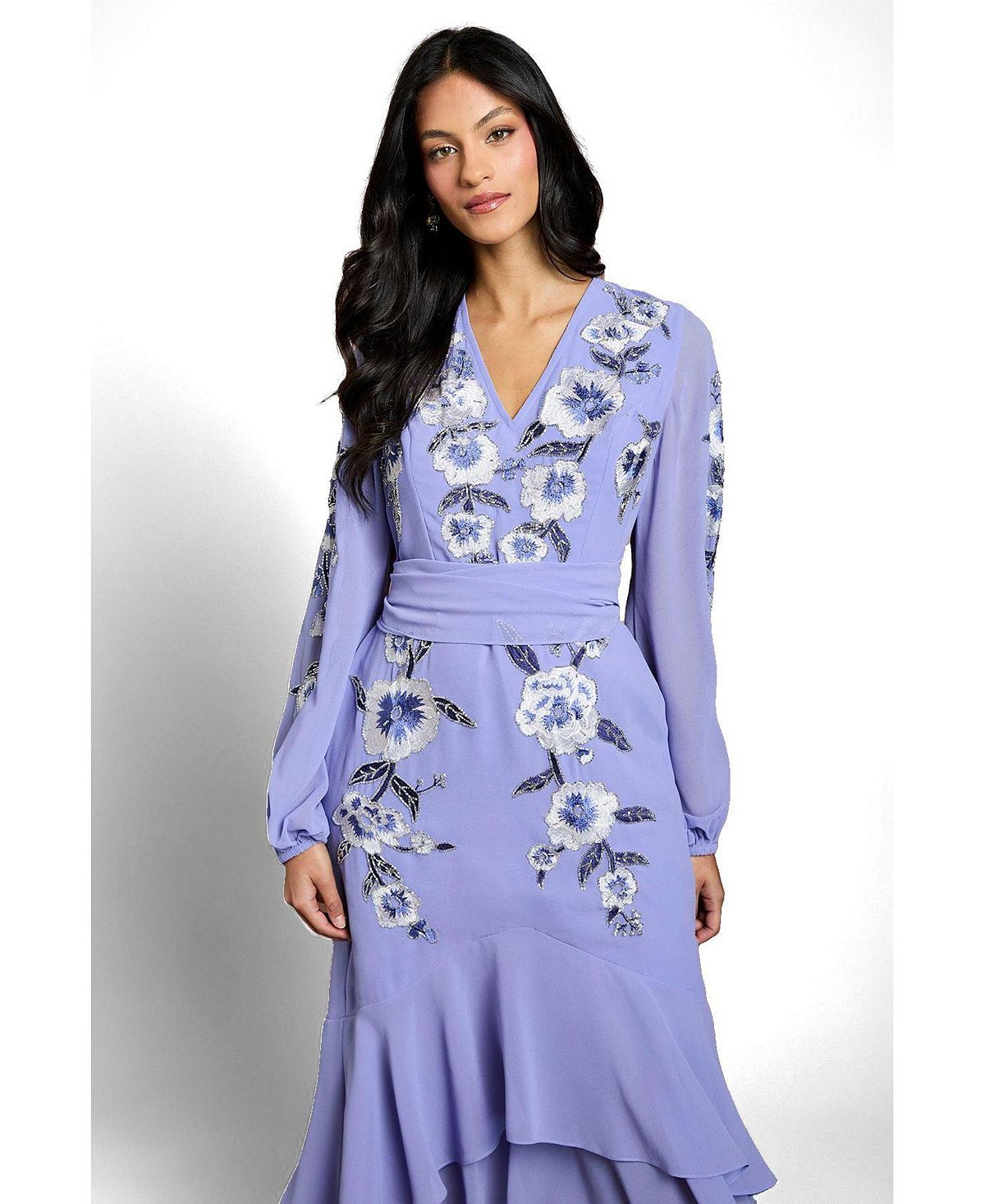 Coast Women's Sequin Fit And Flare Dress view 3 — MAYCSS fashion products