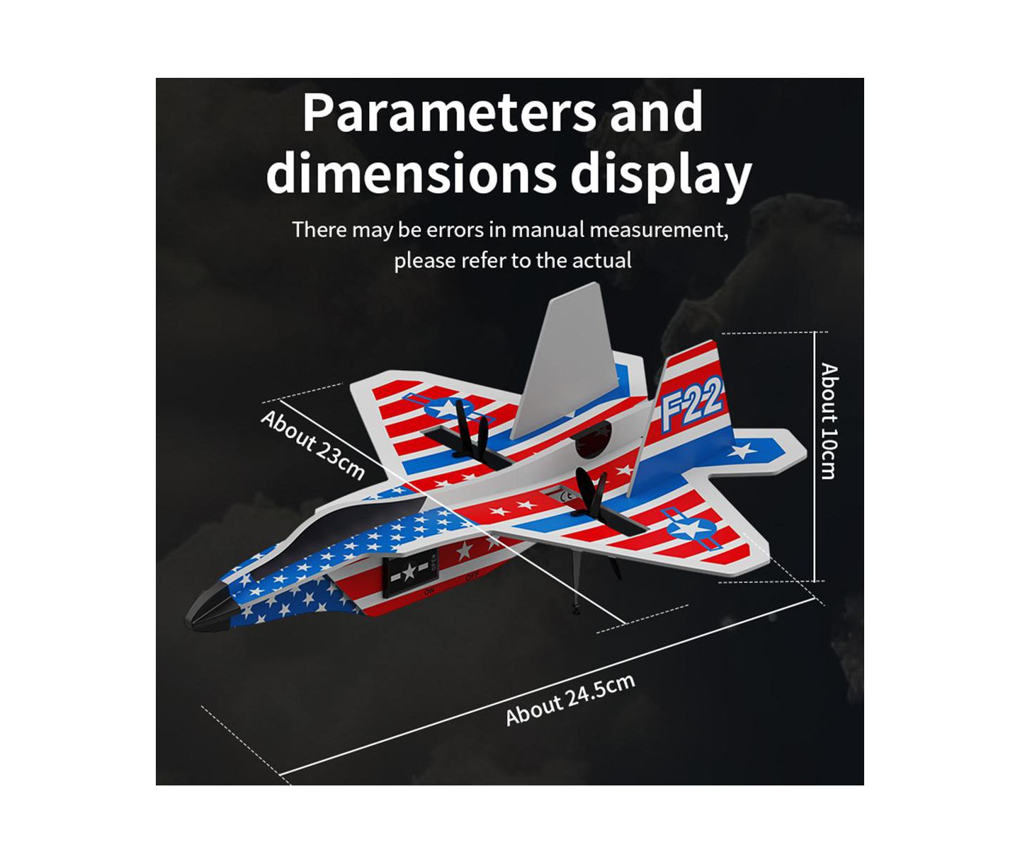 Детская игрушка Bruce & Shark 2.4G LED RC Glider Plane, цвет: Синий — фото 9