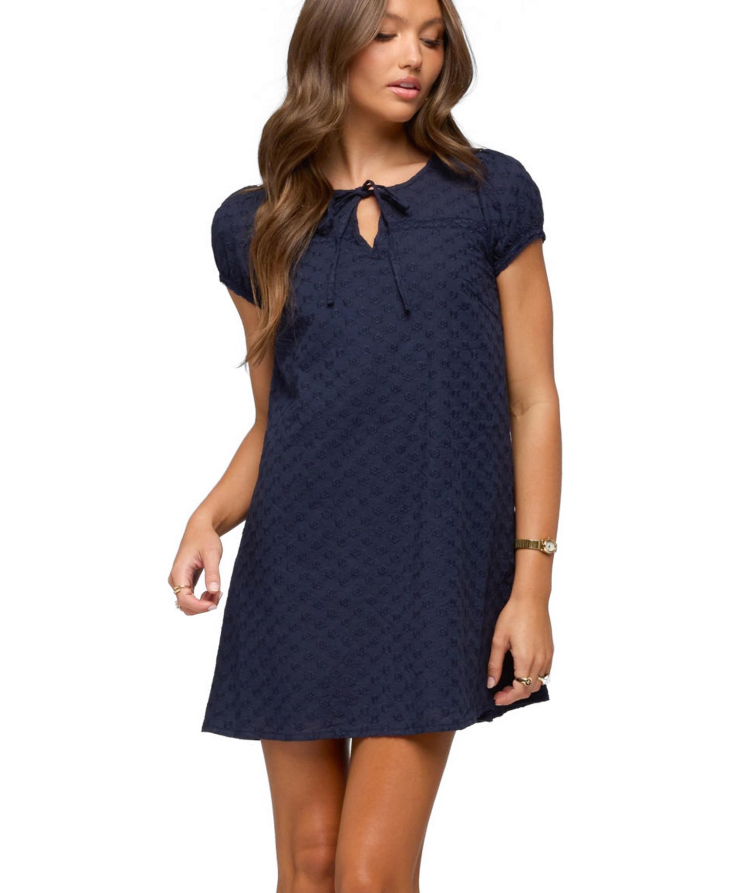 Women's Mariella Lacey Eyelet Mini Dress