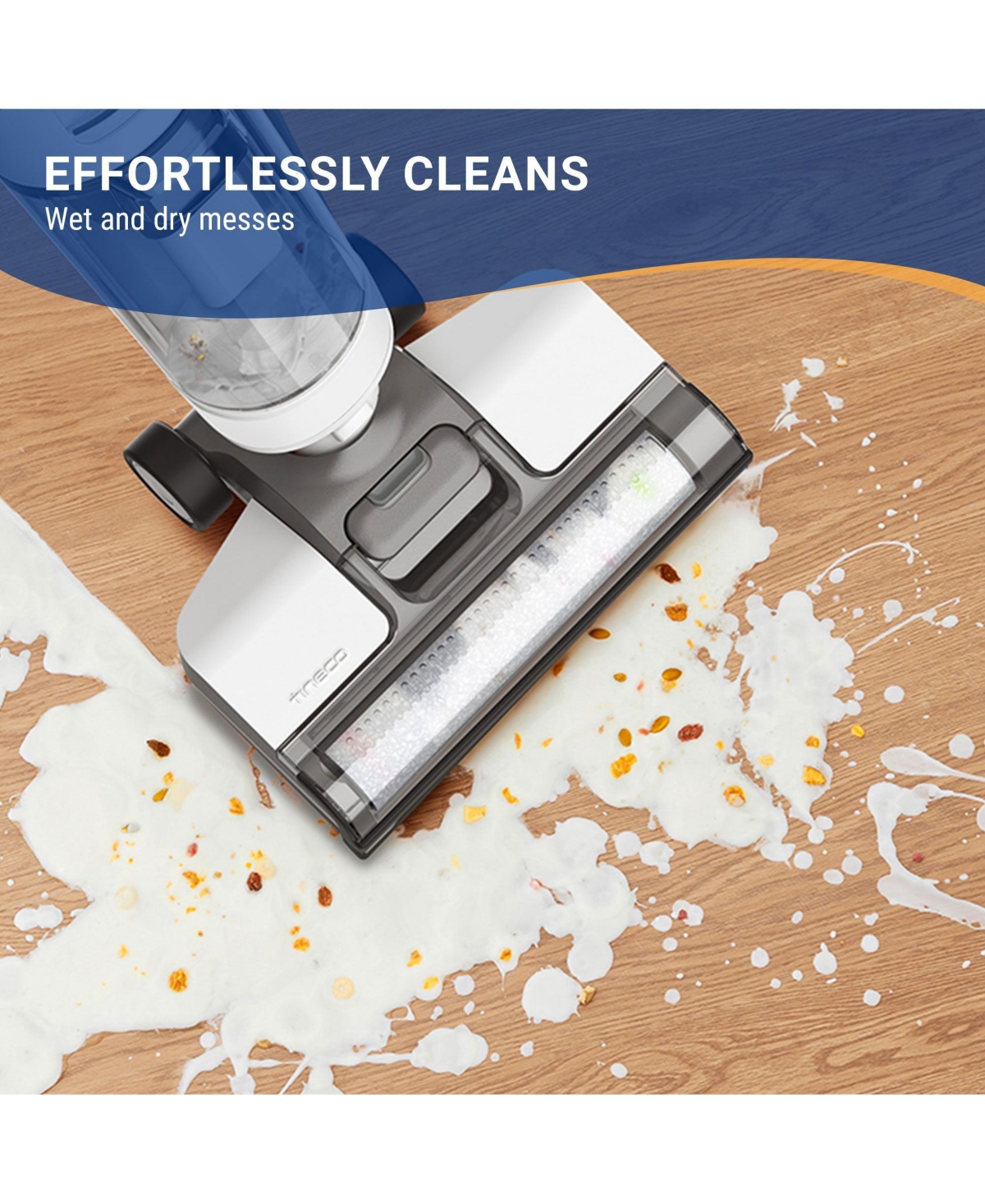 Tineco iFloor 3 Breeze Cordless Wet Dry Vacuum / Mop, Multi-Surface Floor Washer with Led Display