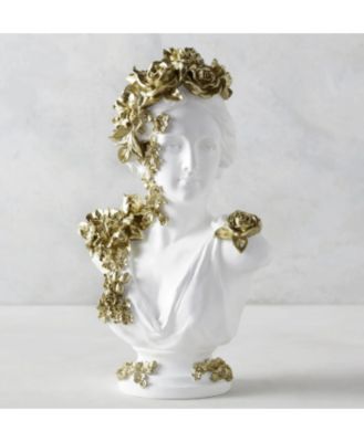 Gold Floral Bust