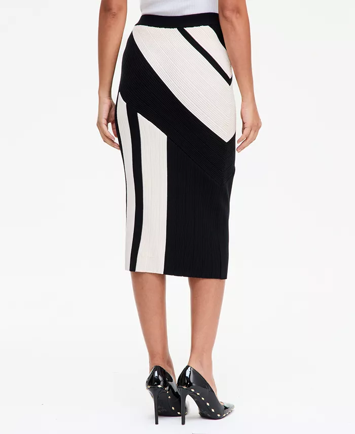 Women's Asymmetric-Patchwork Skirt - thumbnail 2
