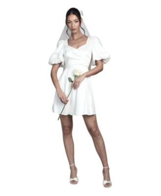 Women's Puff Sleeve Mini Dress