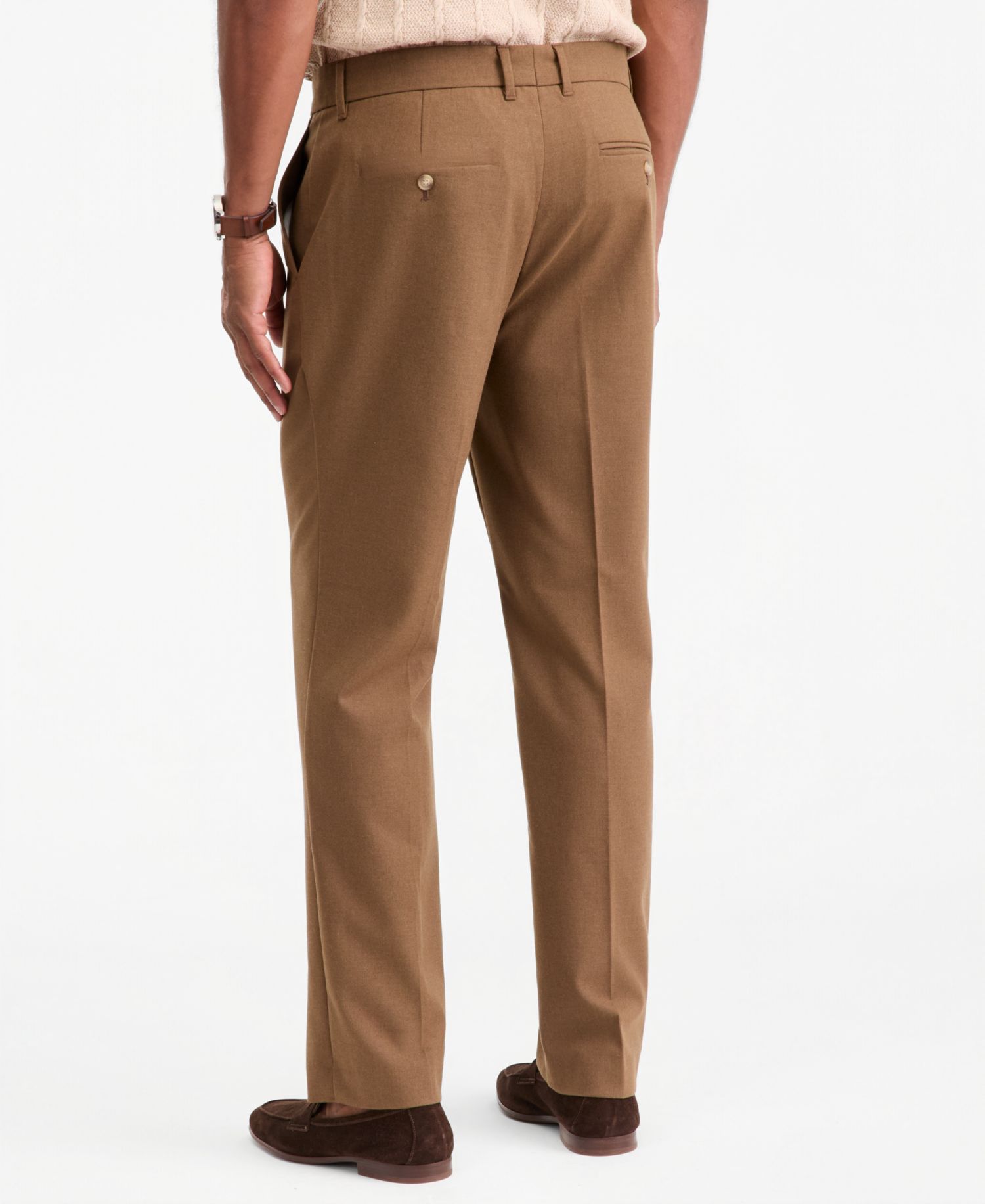 Men's Wool-Blend Flat-Front Pants, Macy's Exclusive