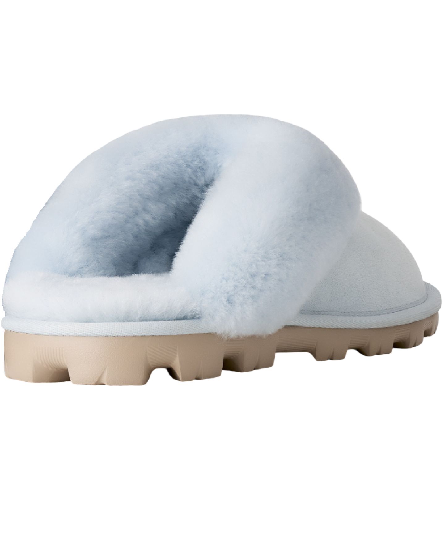 Женские тапочки UGG Coquette Slip-On Slide, цвет: Небесно-голубой — фото 3