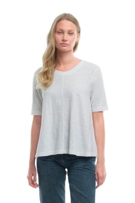 Women's Clothing Elbow Sleeve Trapeze Top