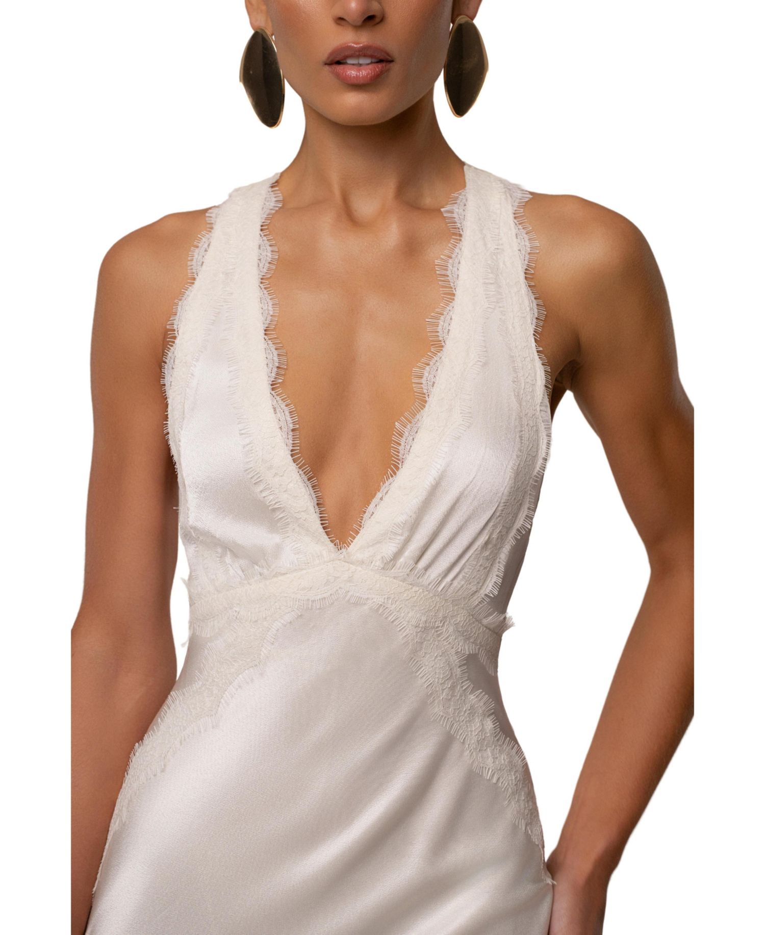 Women's Satin Evenings Maxi Dress