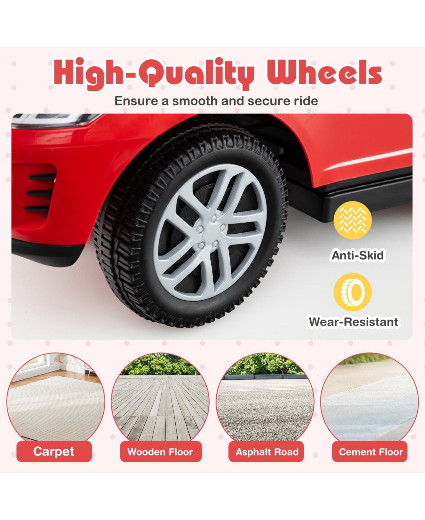 Детская игрушка Mecale 3-in-1 Toddler Push Car with Removable Handle and Guardrail, 55 lb Capacity, Ages 18-36 Months, цвет: Красный — фото 9