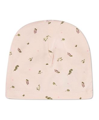 Baby Girls 1M- 6M Tiny Leaves Beanie