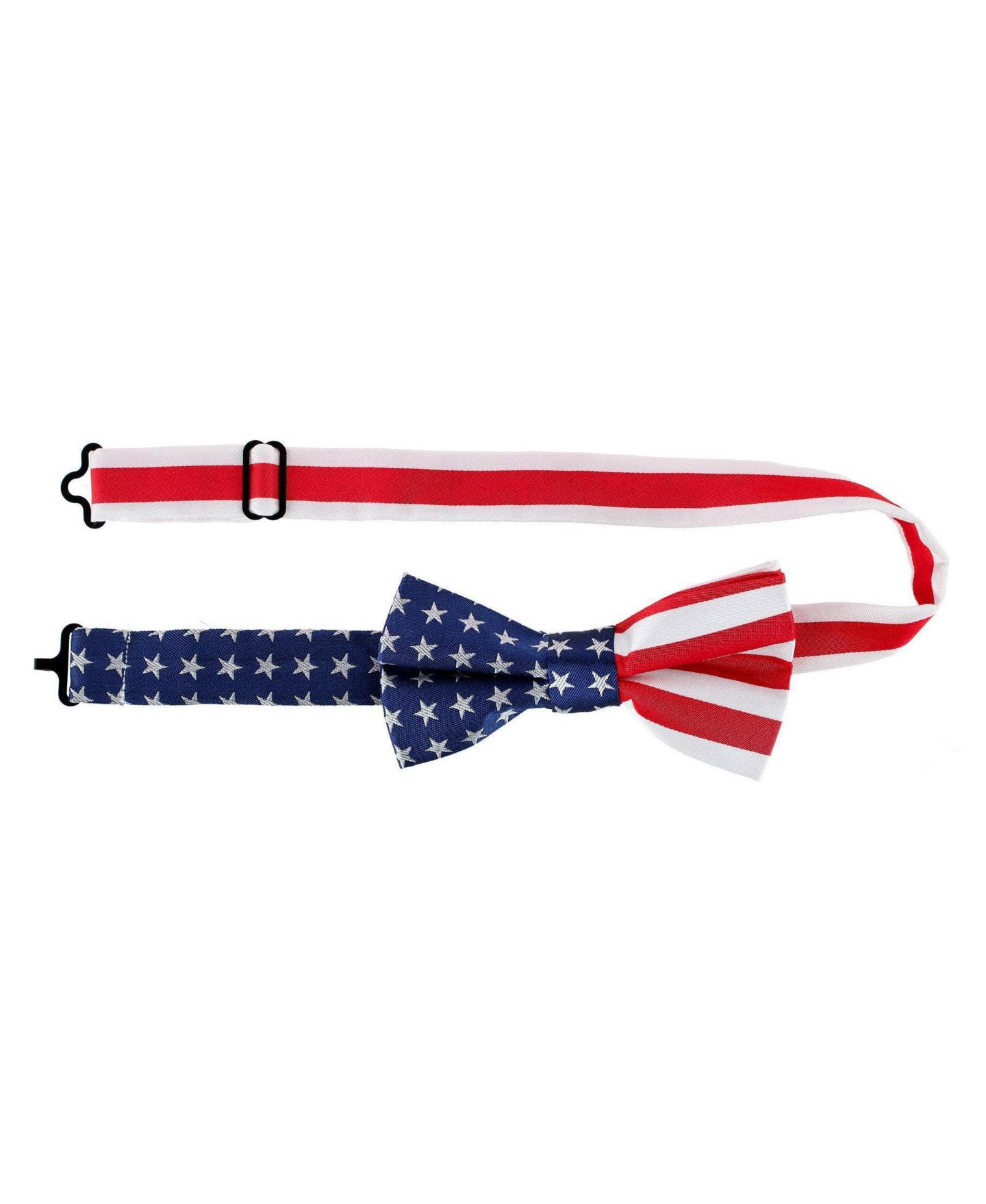 Мужской галстук-бабочка TRAFALGAR America's Old Glory Silk Bow Tie, цвет: Красный / Белый — фото 3