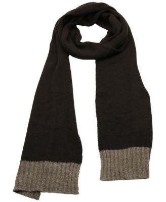 Men's Wool Classic Ribbed Scarf