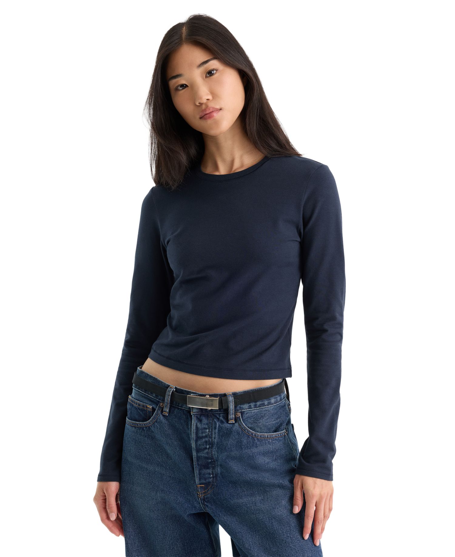 Women's The Long Sleeve Baby Tee