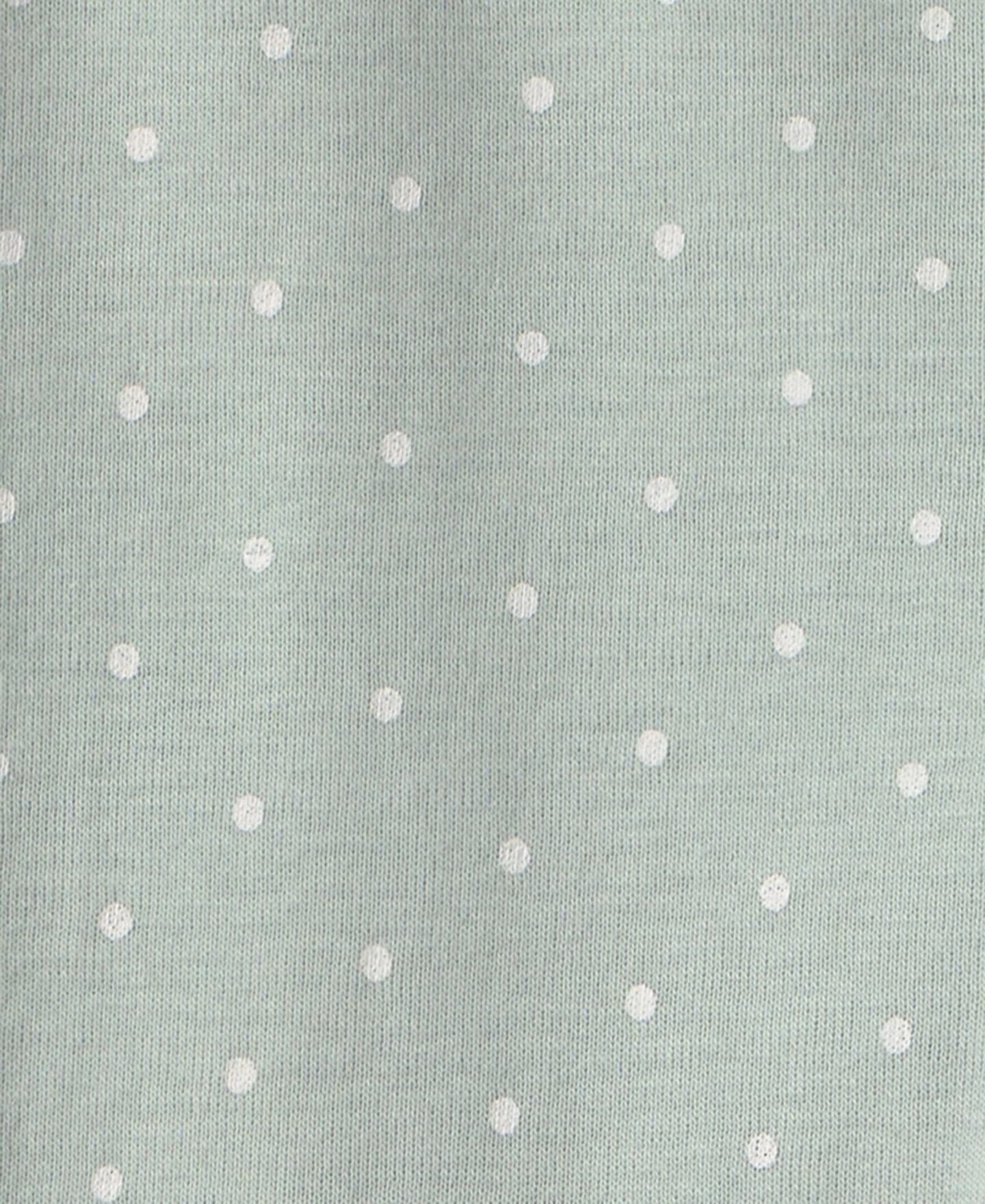 Пижамный комплект Chicken, хлопок, 4 предмета — Carter's, цвет: Зелёный / Кремовый — фото 3