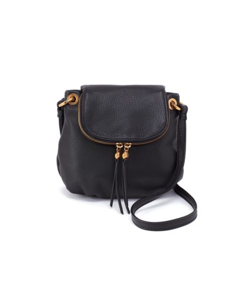 Женская сумка HOBO Fern Zip-Flap Crossbody, цвет: Чёрный