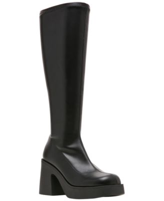 Women's Spy Stretch Knee High Block Heel Boots