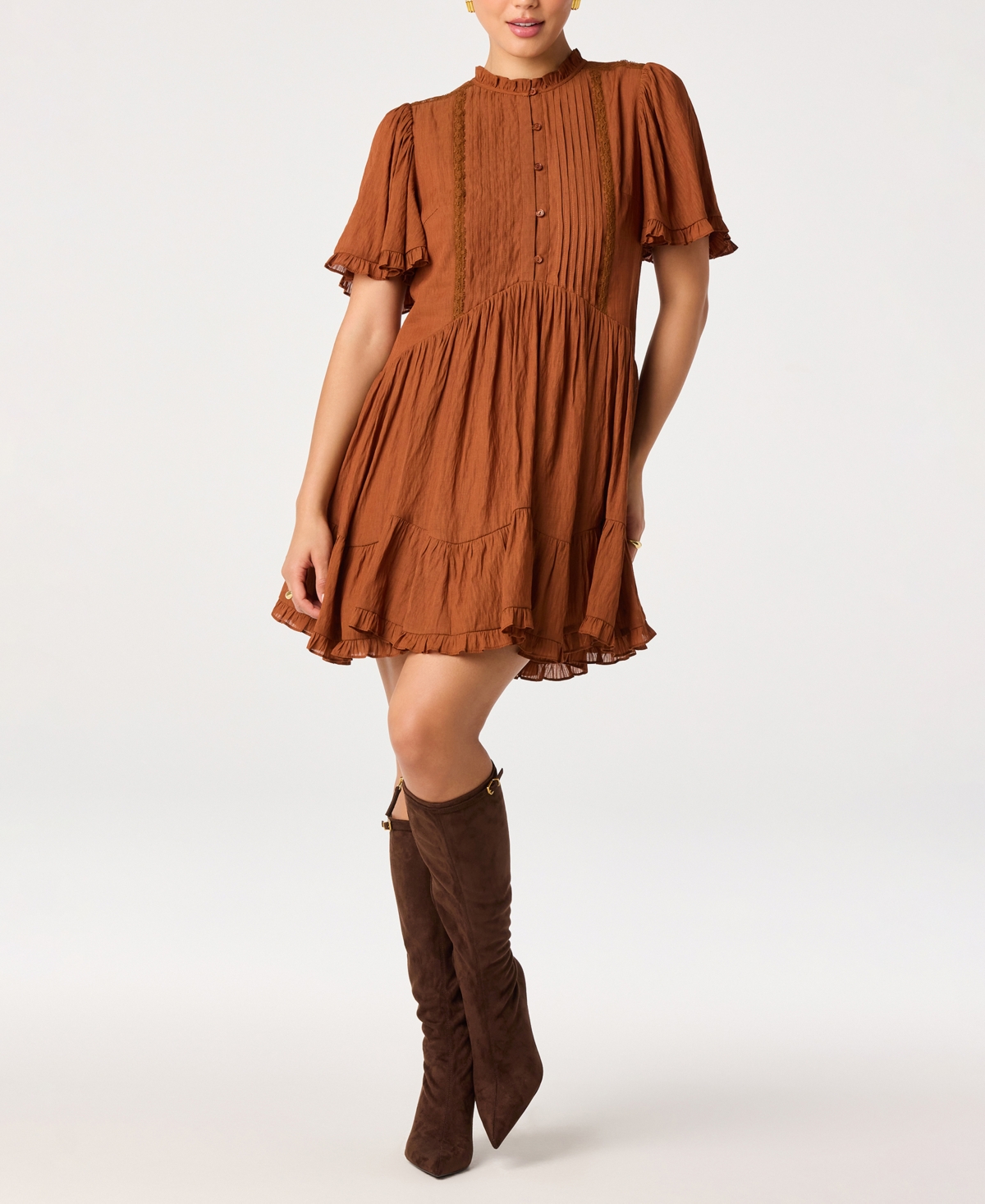 Astr the Label Women's Short-Sleeve Randi Dress