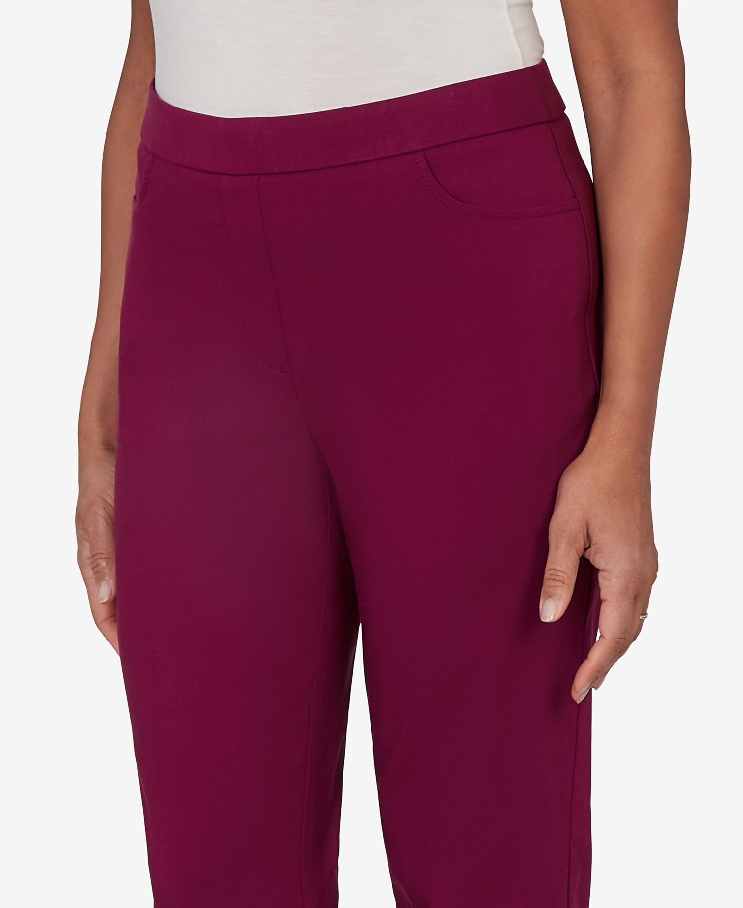 Petite Colored Allure Stretch Pants