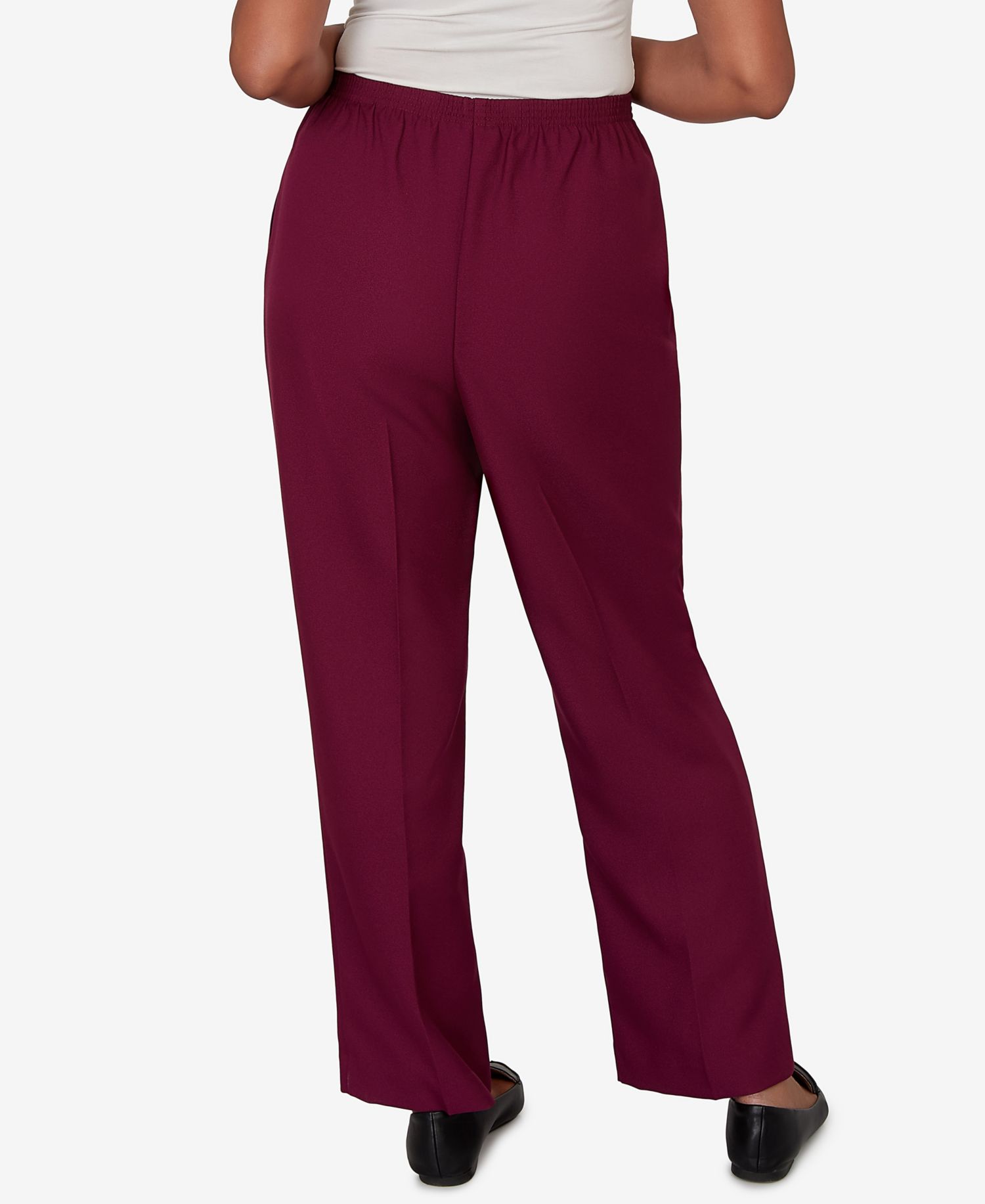 Petite Colored Classic Pull-On Pants