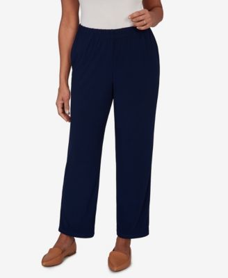Petite Soft Crepe Short Length Pants
