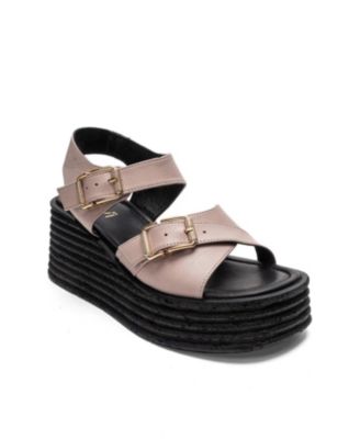 Women's Mirette Leather Platform Sandal