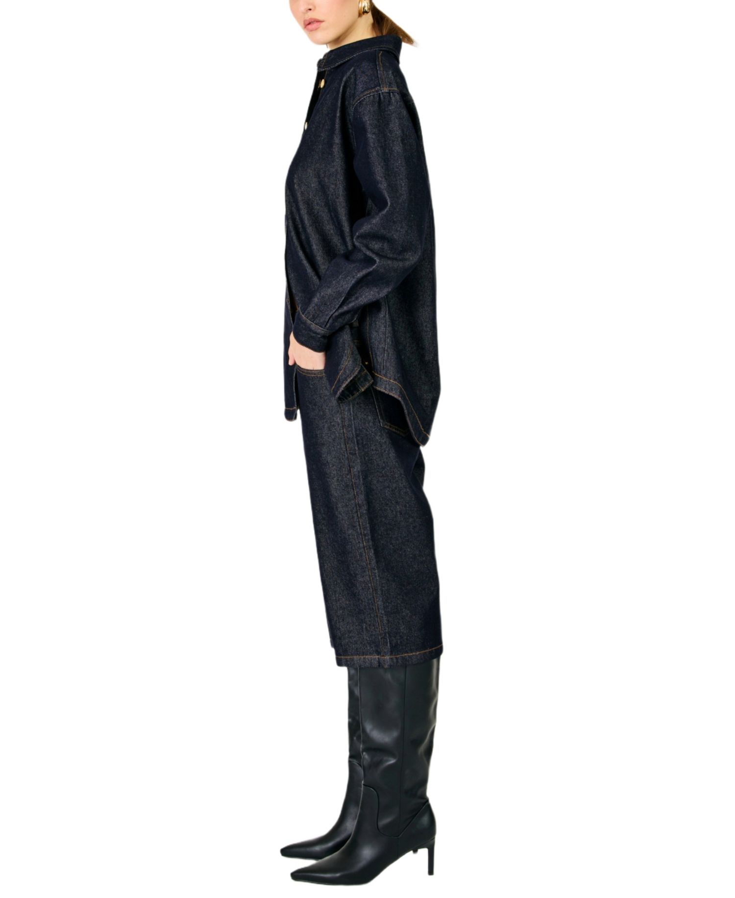 Women's Roxie Collared Oversized Shirt