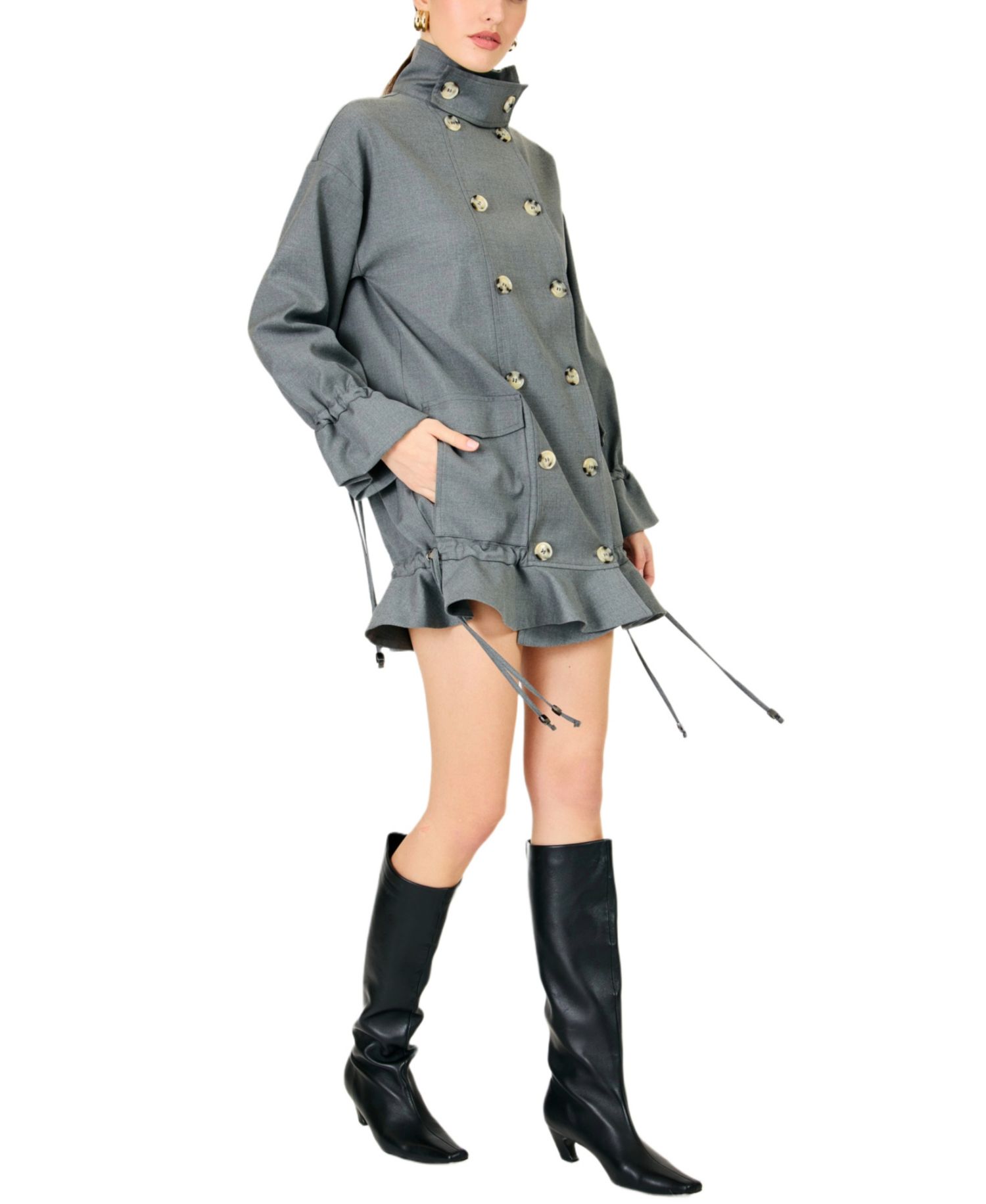Women's Wilfred Funnel Neck Coat