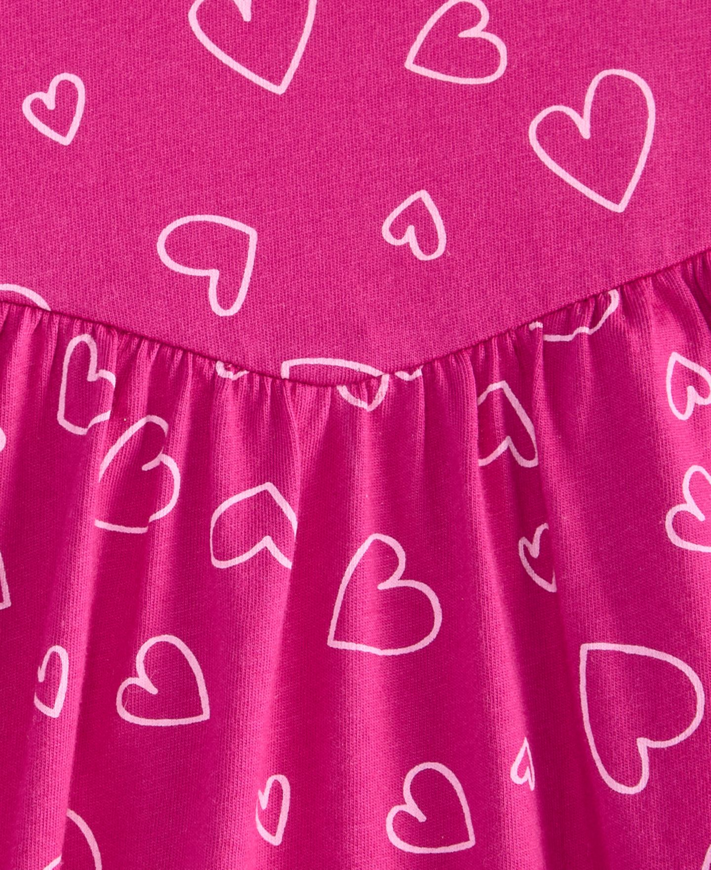 Платье Epic Threads Heart Toss Printed Cotton Dress для девочек, цвет: Клюквенный — фото 3