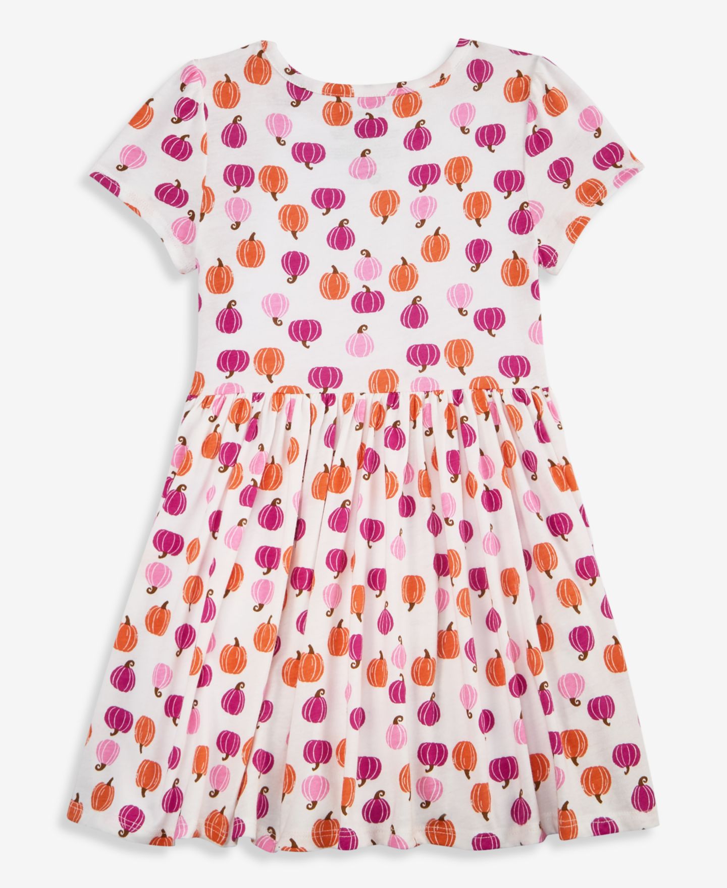 Платье Epic Threads Pumpkin-Print Dress для девочек-малышей, цвет: Angel Whit — фото 2