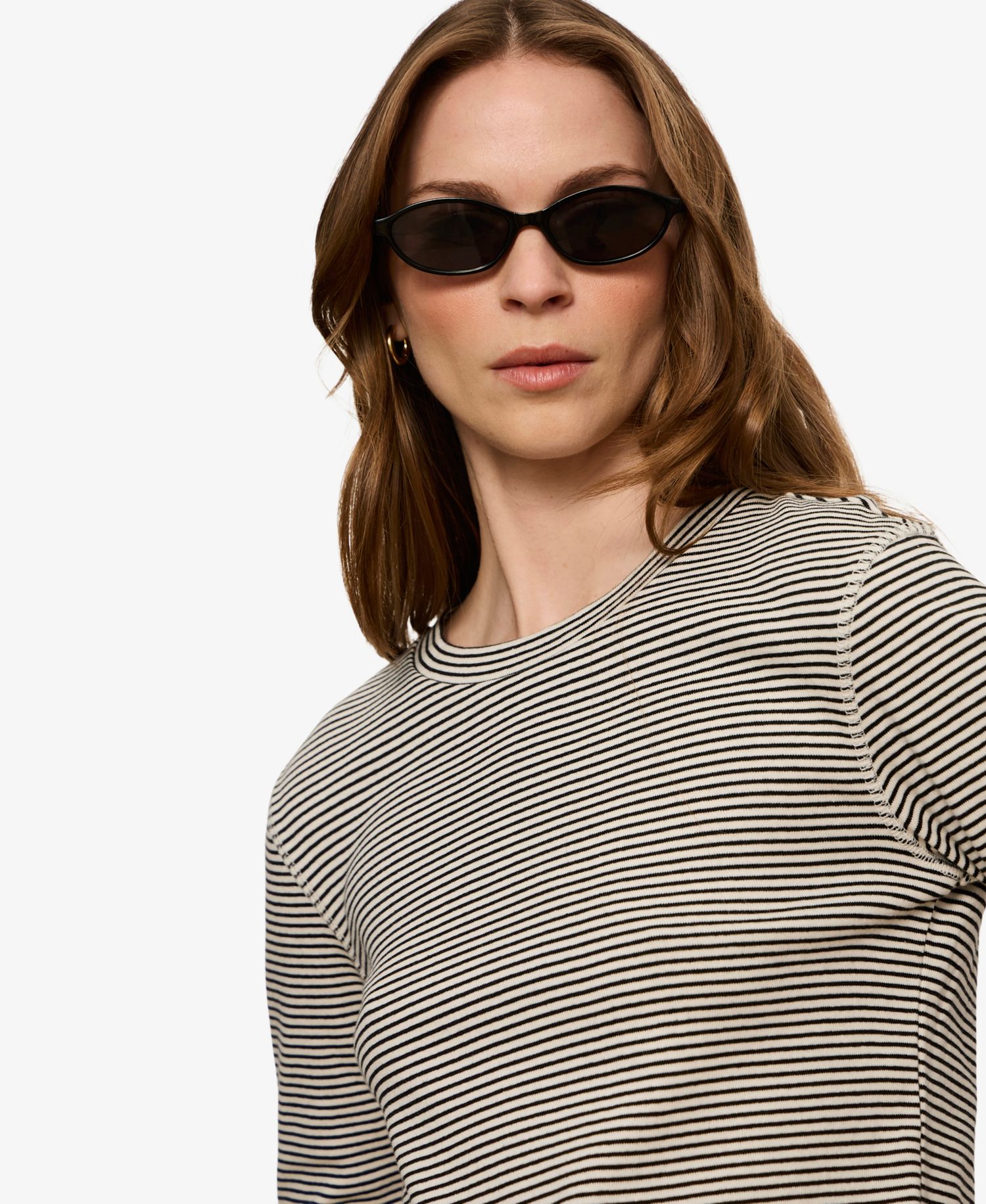 Women's 3/4-Length-Sleeve Crewneck T-Shirt