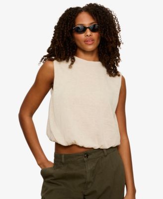 Women's Quinn Boatneck Bubble Top