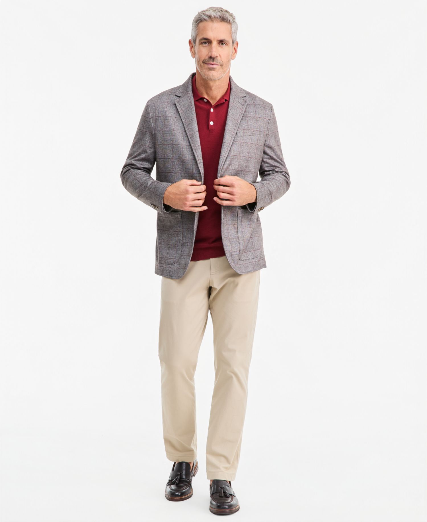 Men's Unlined Notch-Lapel Blazer