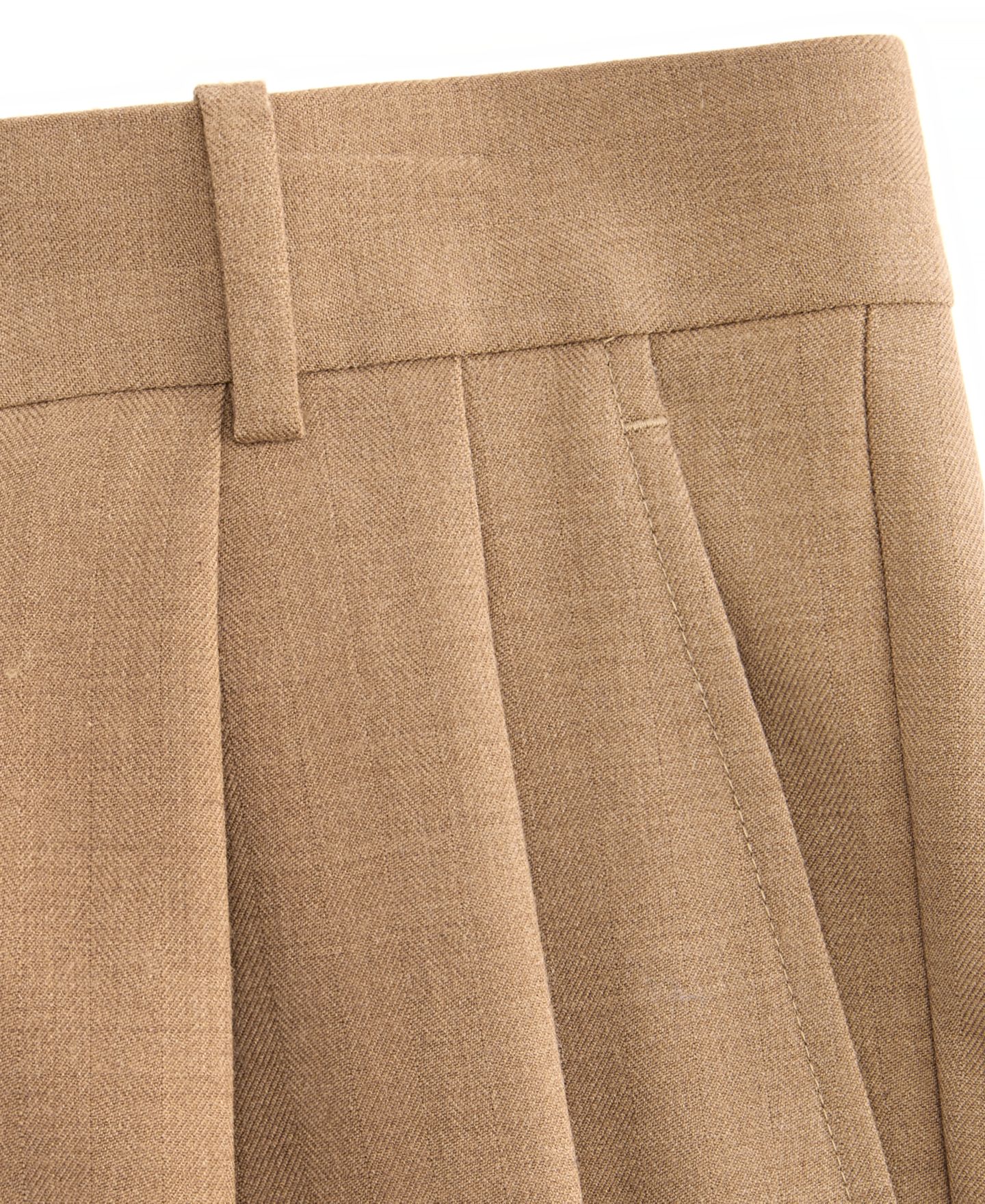 Мужские брюки Club Room Regular-Fit Pleated Stretch Dress Pants, цвет: Коричневый — фото 5