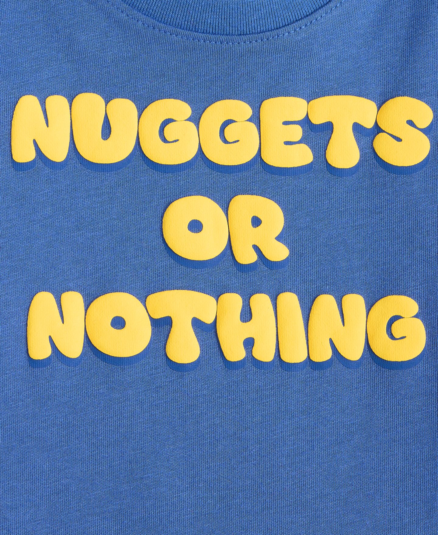Детская футболка Epic Threads Nuggets or Nothing с длинным рукавом, мальчики 12M-5T, цвет: Синий — фото 3