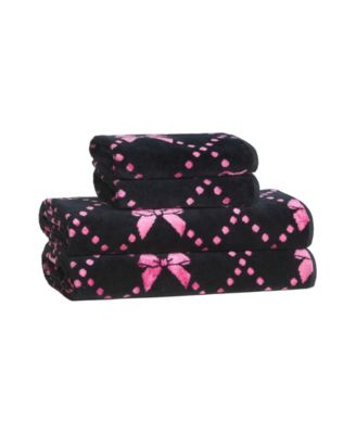 Printed Jacquard Cotton 4-Piece Bath Towel Set