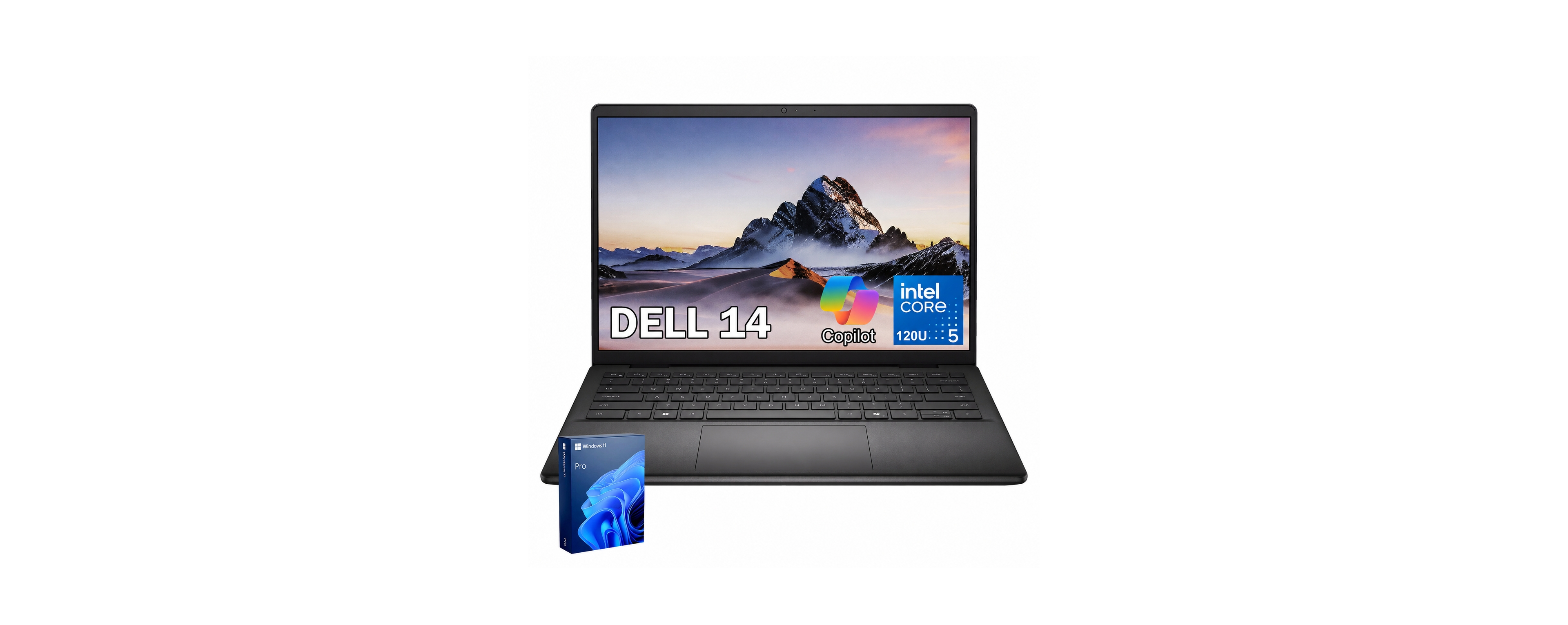 Dell 14 14inch Traditional Laptop Intel Core 5 16GB Ram Intel Graphics 1TB Ssd Storage Windows 11 Pro 60Hz