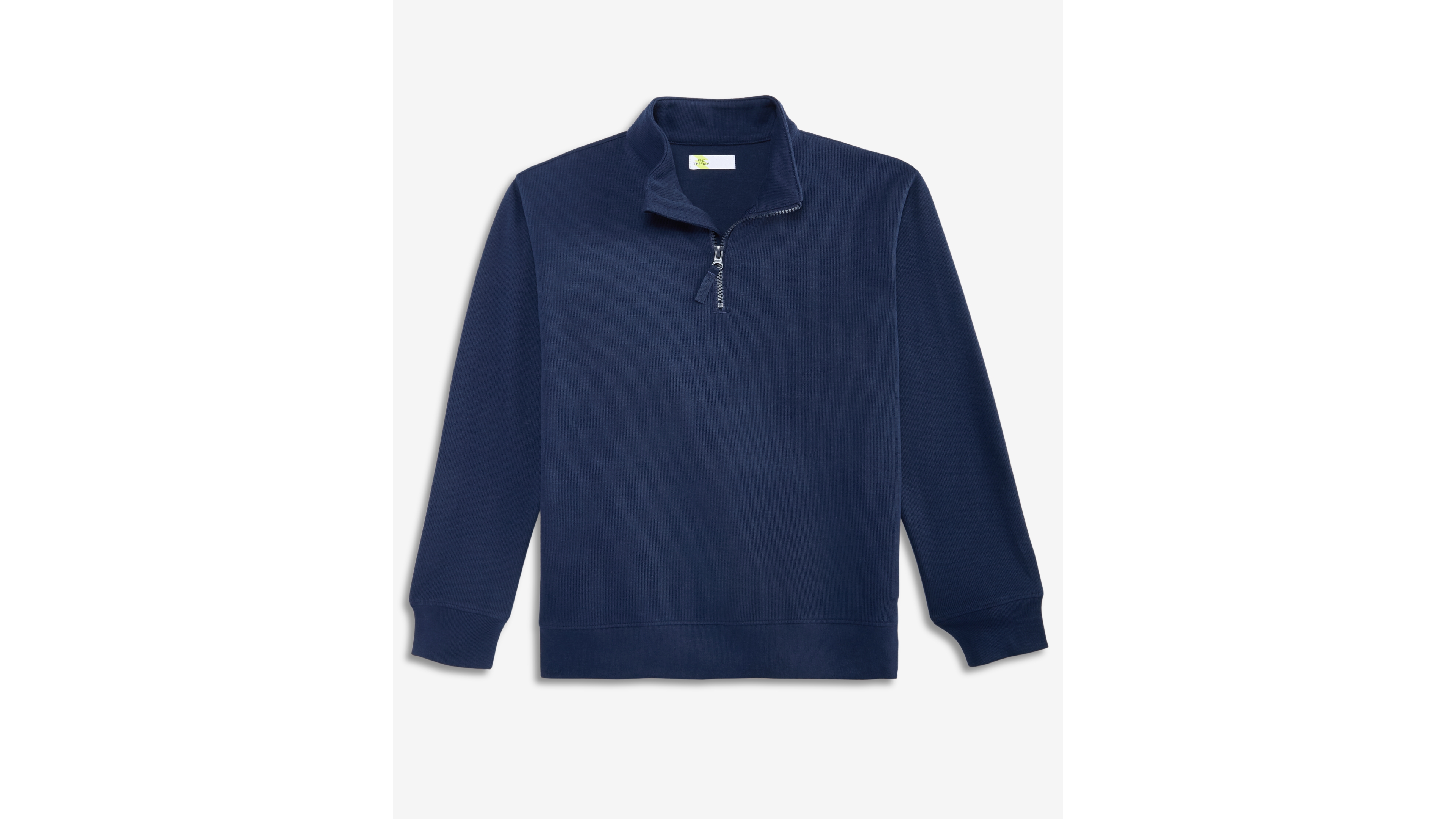Epic Threads Toddler Boys' 12M-5T Ribbed Quarter-Zip Sweater, Macy's Exclusive
