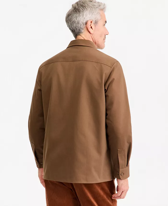 Men's Cotton Heavy Twill Overshirt - thumbnail 3