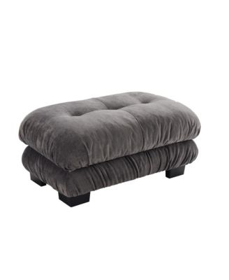 27-Inch Upholstered Ottoman Footrest for Living Room or Bedroom