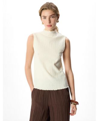 Women's Textured Sleeveless Top