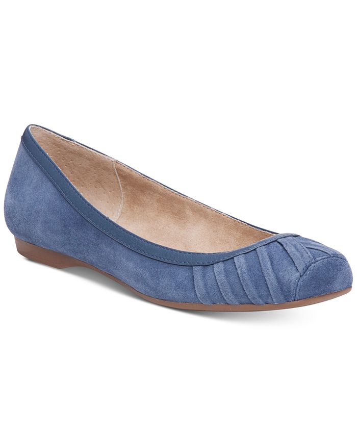 Jessica Simpson Merlie Ruched Square-Toe Flats & Reviews - Flats ...