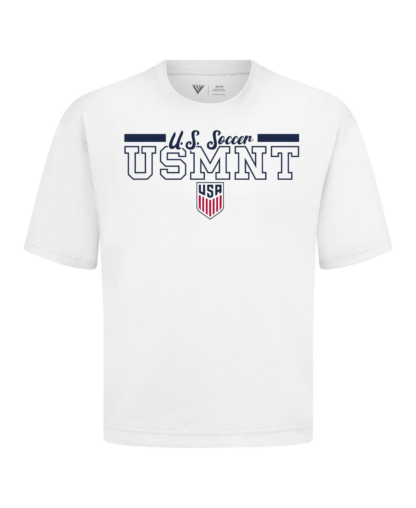 Мужская футболка LevelWear White Usmnt Vanguard Luxe Signature — фото 2