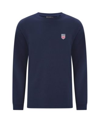 Men's Navy USMNT Luxe Signature Long Sleeve T-Shirt