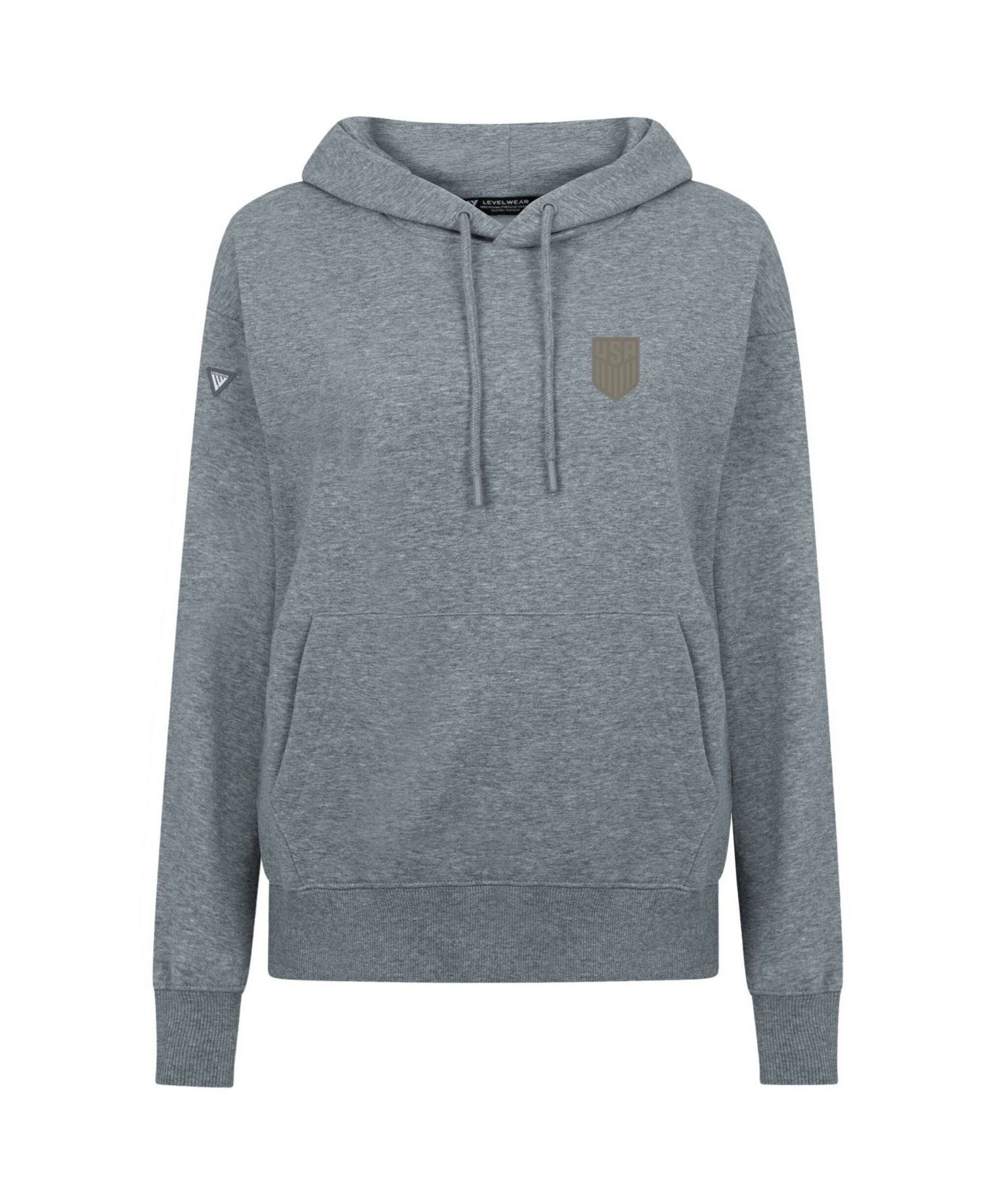 Women's Gray USMNT Adorn Copper Hoodie