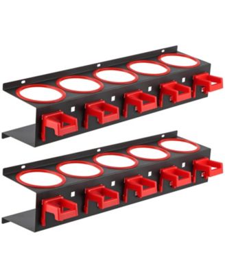 Spray Bottle Rack Wall Mount Steel Holder