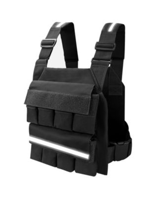 Weighted Vest Adjustable Rucking Running Crossfit Strength