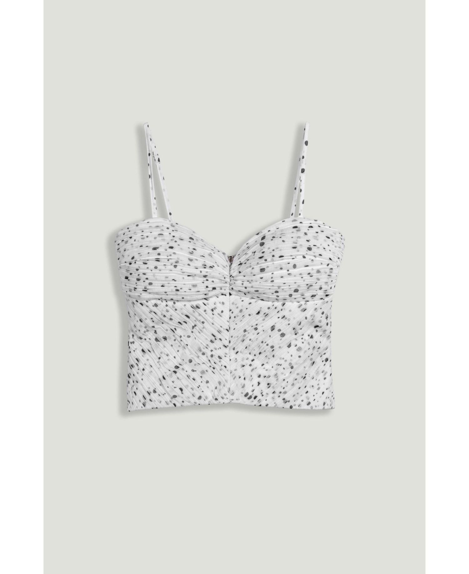 Women's Printed Chiffon Bustier